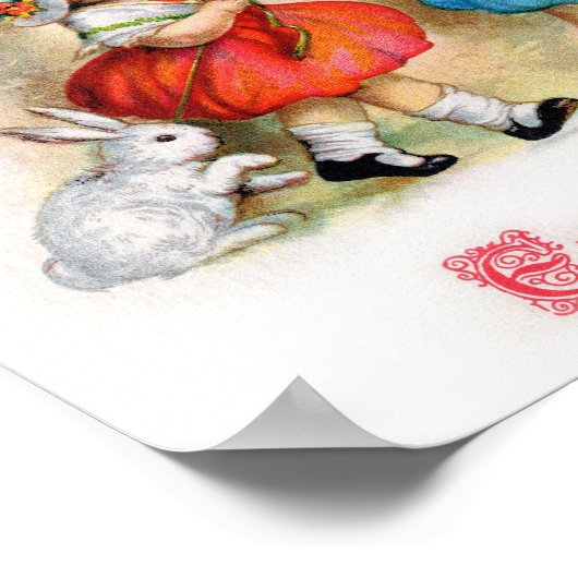 復活祭の挨拶 ポスター (角)