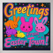 復活祭の挨拶 ポスター (正面)