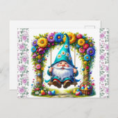 復活祭の挨拶 ポストカード (正面/裏面)