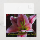 復活祭の挨拶 ポストカード (正面/裏面)