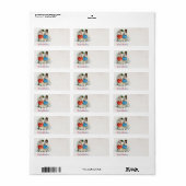 復活祭の挨拶 ラベル (フルシート)