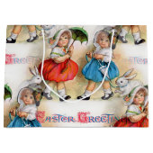 復活祭の挨拶 ラージペーパーバッグ (正面)