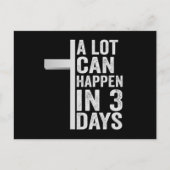 復活祭の日曜日に3日で多くおもしろいが起こる ポストカード (正面)