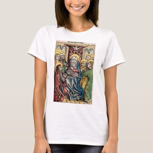 復活祭の日曜日の後のペンテコステのシーン Tシャツ (正面)