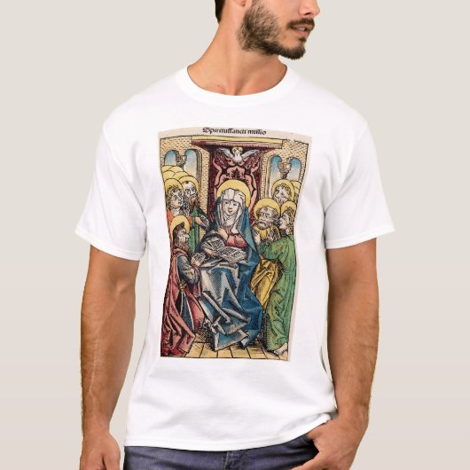 復活祭の日曜日の後のペンテコステのシーン Tシャツ (正面)