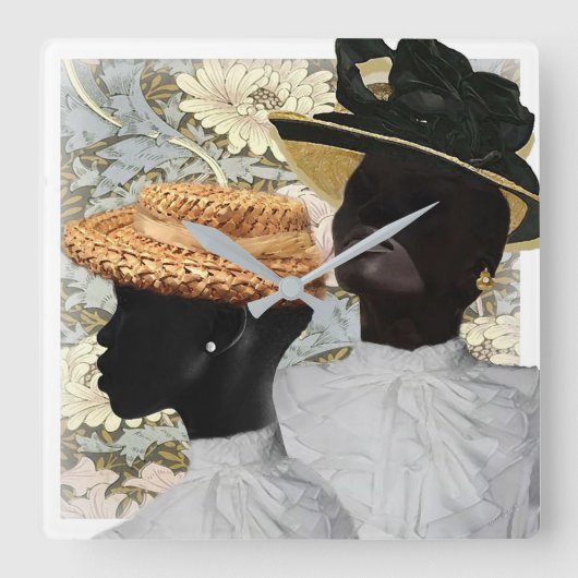 復活祭の日曜日の朝1919年平方壁時計 スクエア壁時計 (正面)