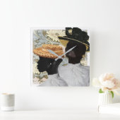 復活祭の日曜日の朝1919年平方壁時計 スクエア壁時計 (ホーム)