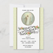 復活祭の春のパスハ・ブランチ・ディナー 招待状 (正面)