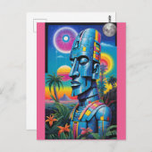 復活祭の朝想像 ポストカード (正面/裏面)