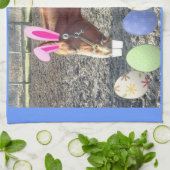 復活祭の栗の馬 キッチンタオル (折り畳み)