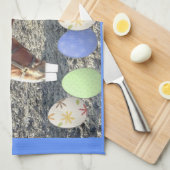 復活祭の栗の馬 キッチンタオル (四つ折り)