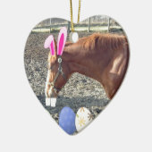 復活祭の栗の馬 セラミックオーナメント (左)