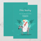 復活祭の棕櫚の日招待状 招待状 (正面/裏面)