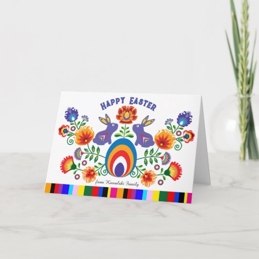 🐰🐇復活祭の民俗学と2つのブンニー、 カード (正面)