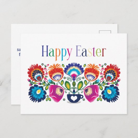 復活祭の民俗学カスタム文字はがき ポストカード (正面/裏面)