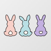 復活祭の窓が離れない ウィンドウサイン (シート)