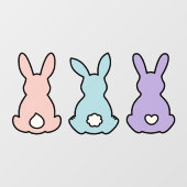 復活祭の窓が離れない ウィンドウサイン (シート)