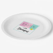 復活祭の紙パーソナライズされたプレート ペーパープレート (アングル)