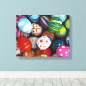 復活祭の背景 キャンバスプリント (インサイチュ (ウッドフロア))