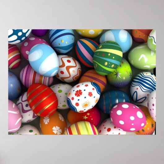 復活祭の背景 ポスター (正面)