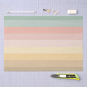 復活祭の色のストライプパターン 薄葉紙 (クラフト)