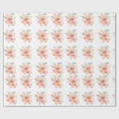 復活祭の色の花 ラッピングペーパー (フラット)