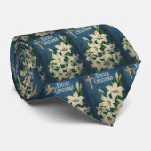 復活祭の花、ヴィンテージ宗教復活祭 ネクタイ (ロール)