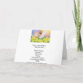 復活祭の装飾 シーズンカード (裏面)