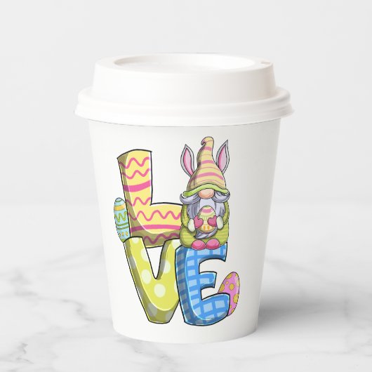 復活祭の装飾 紙コップ (正面)