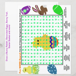 復活祭の語検索アクティビティ紙