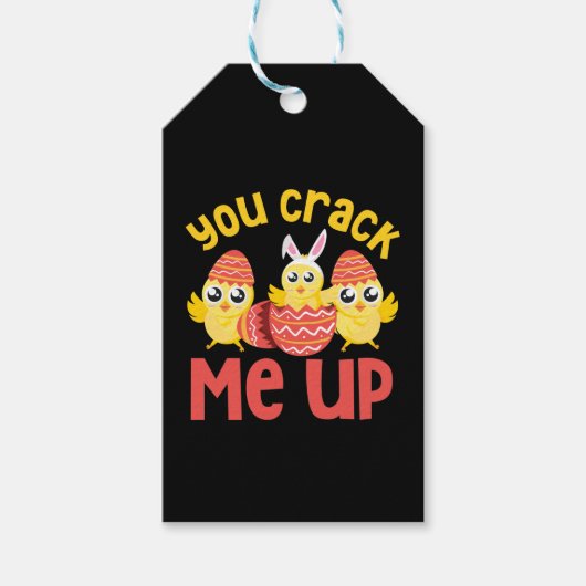 復活祭の雛を巻き上げろ ギフトタグ (正面)