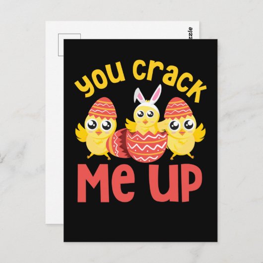 復活祭の雛を巻き上げろ ポストカード (正面/裏面)