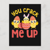 復活祭の雛を巻き上げろ ポストカード (正面)