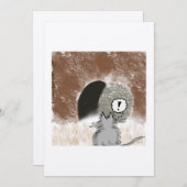 復活祭の驚き サンキューカード (正面/裏面)