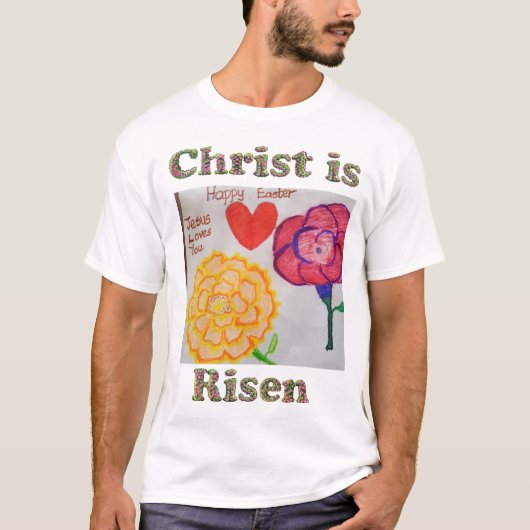 復活祭のTシャツ・キリストが復活 Tシャツ (正面)