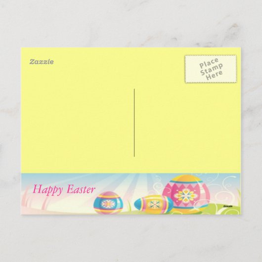 復活祭はがきを採用する シーズンポストカード (裏面)