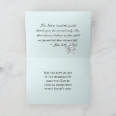 復活祭は神の愛の賜物であり、聖なる書物、 経典ヨハネ3:16 カード (内部)