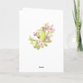 復活祭は神の愛の賜物であるヨハネ3:16リース シーズンカード (裏面)