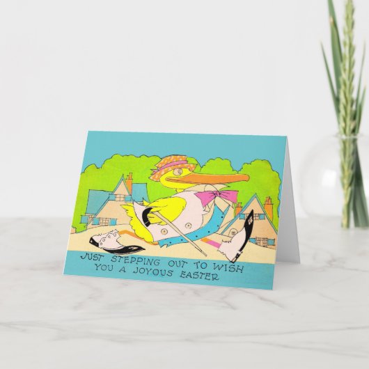 復活祭への出発 カード (正面)