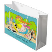 復活祭への出発 ラージペーパーバッグ (正面アングル)