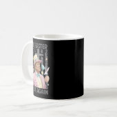 復活祭を再び素晴らしトランプ総おもしろい長にする コーヒーマグカップ (正面左)