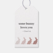 復活祭を愛するバニーもいる ギフトタグ (正面)