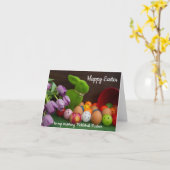 復活祭を打つ[ピックボール] カード (黄色い花)