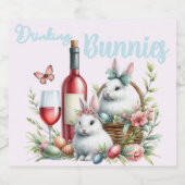 復活祭を飲む スパークリングワインラベル (シングルラベル)