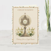 復活祭イエスキリストのユリ シーズンカード (正面)