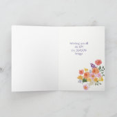 復活祭カード付きフラワーパレード カード (内部)