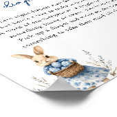 復活祭シノワジェリーベビーシャワー深夜おむつ ポスター (角)