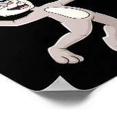 復活祭バニーがバレーボールをおもしろい少年の女の子K ポスター (角)