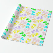復活祭バニーのポープリントパターン ラッピングペーパー (アンロールド)