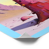 復活祭パレードへのカウントダウン ポスター (角)